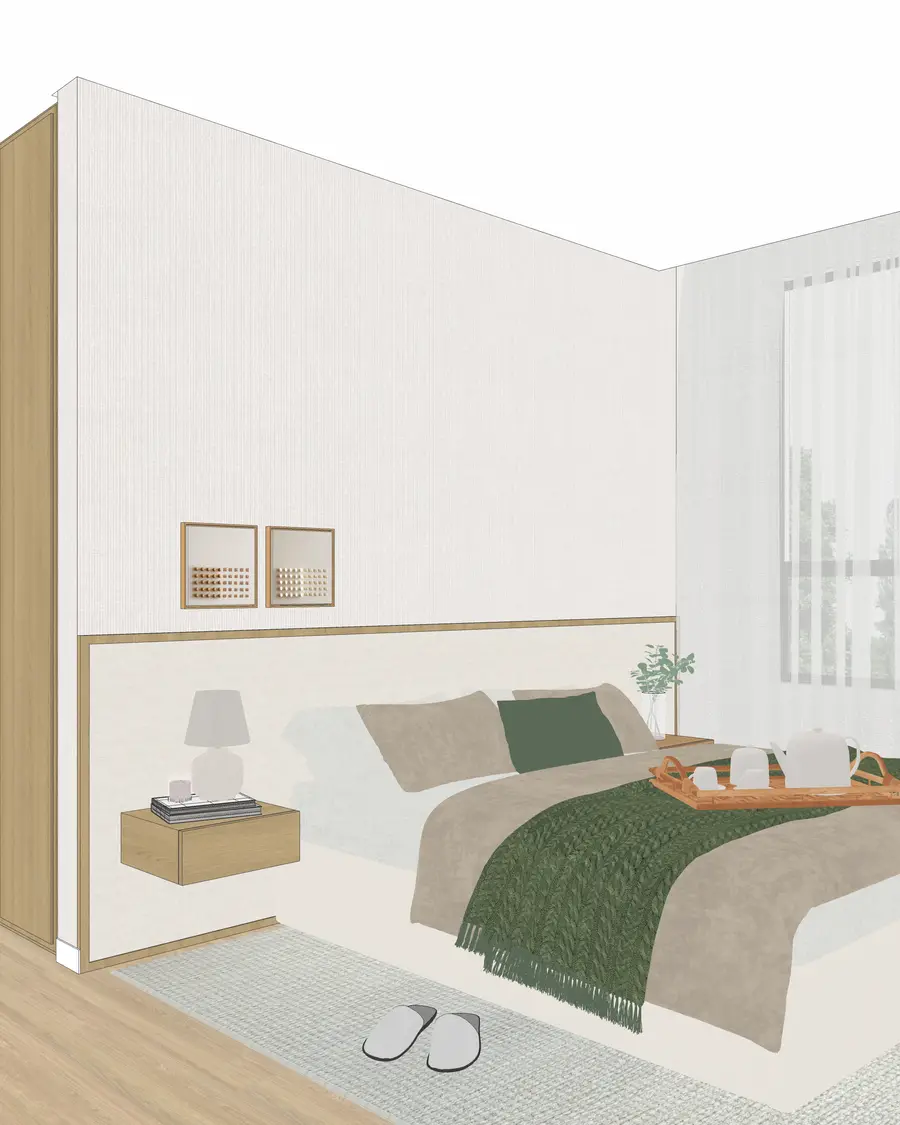 Quarto, print do modelo 3D